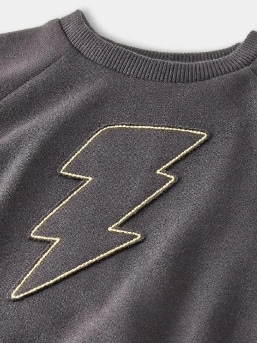 Baby Boys' 2pc Embroidered Lightning Bolt Fleece Sweatshirt Set 12m